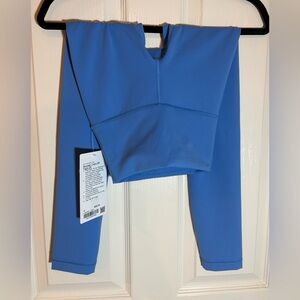 Lululemon Athletica Poolside Blue Wunder Train HR Leggings 25”